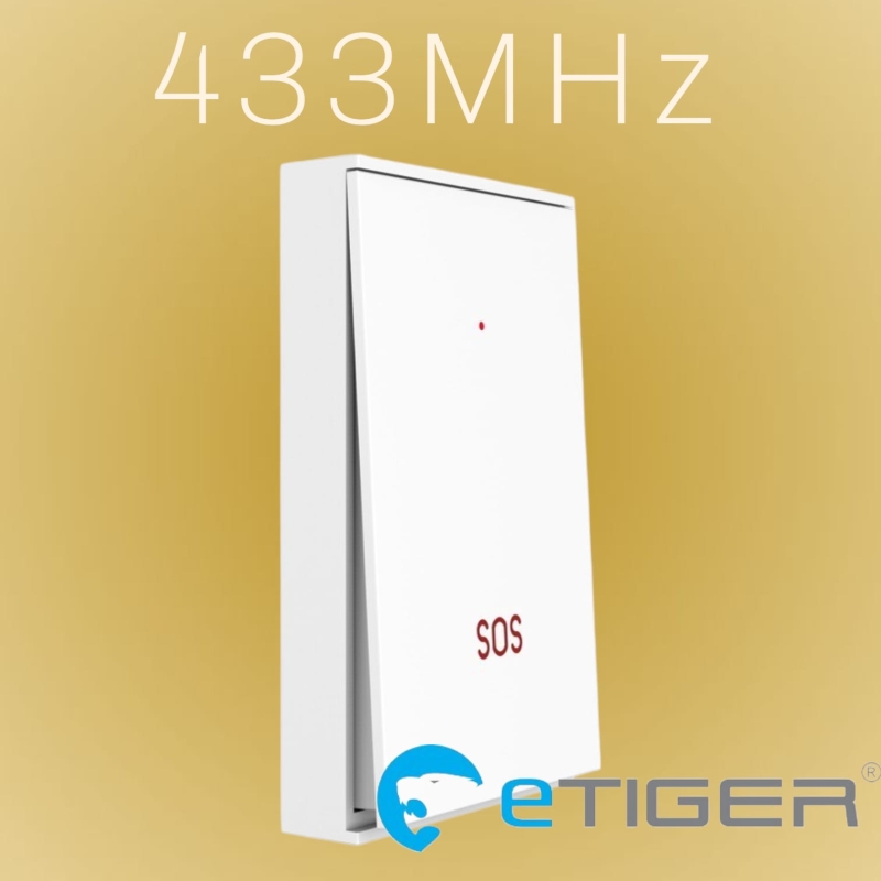 eTiger&reg; X100SOS alarmknop . Deze werkt op 433MHz eV en is gemaakt voor de XL7 2026 en opvolgers.